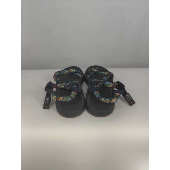 CHACO MEN Z/CLOUD 2 ADJUSTABLE STRAP ATHLETIC SANDAL PEACE NAVY J106775 SIZE 9 main image 4